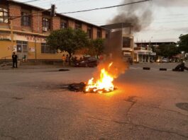 Bermejo inicia bloqueo por falta de electricidad